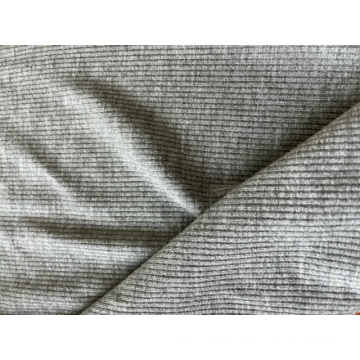 grey rib rayon spandex knit fabric